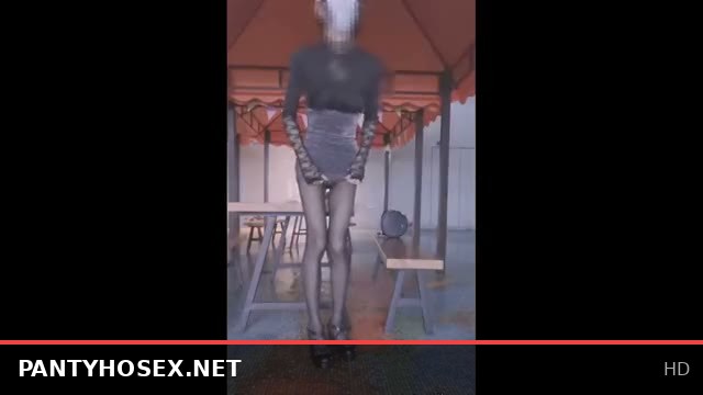 Asian Trans Sissy Crossdresses Outdoors for Public Masturbation Exhibition