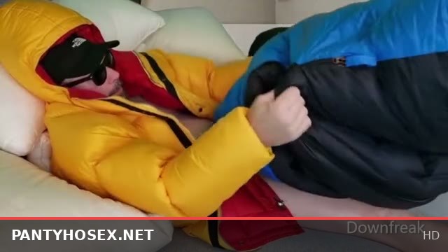 Humping Haglofs Inside a Down Sleeping Bag