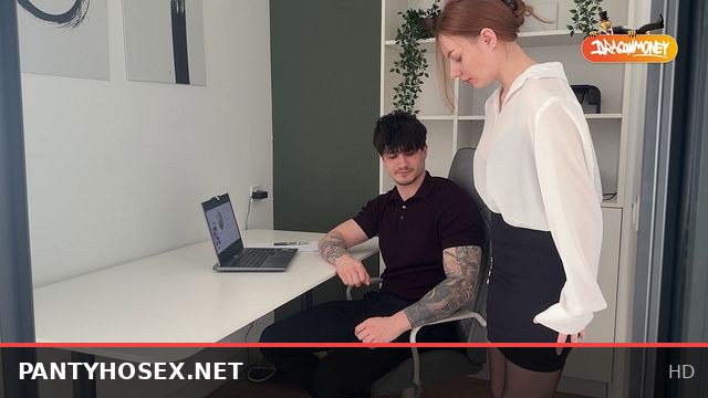 The Boss Banged His Redhead Secretary Right in the Office