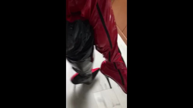 Sexy Squeaky Over Knee Boots Fuck Fest