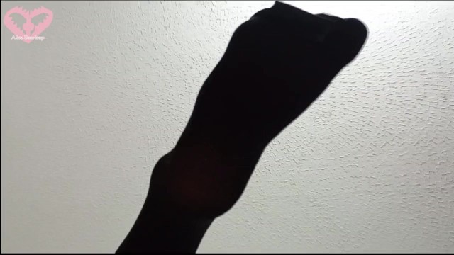 Trans Girl Teases You by Rubbing Her Feet on Your Face in Knee High Socks