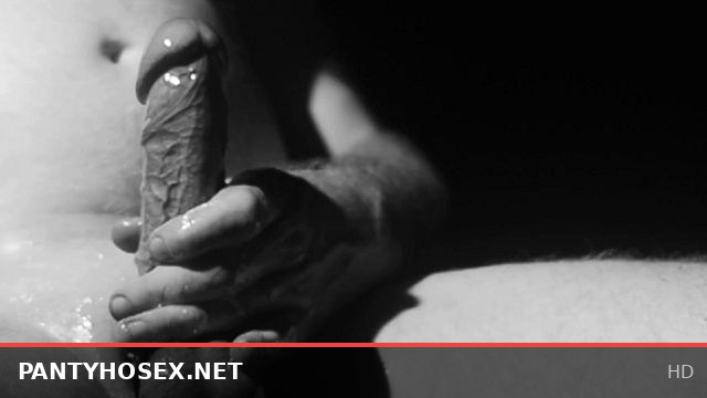 Black & White Oiled Up Solo Cum Shots