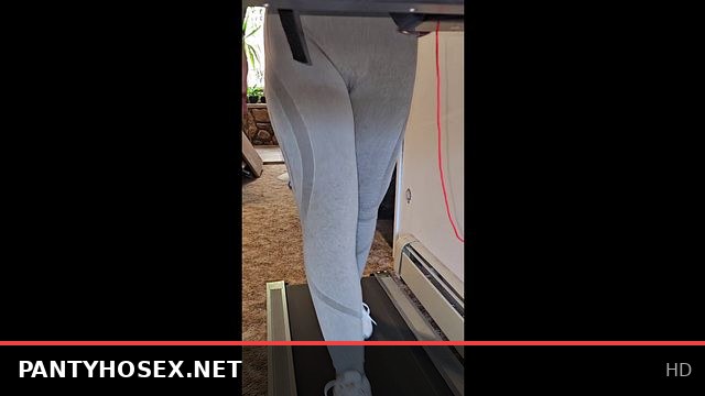 Strolling in Tight Leggings with a Noticeable Cameltoe
