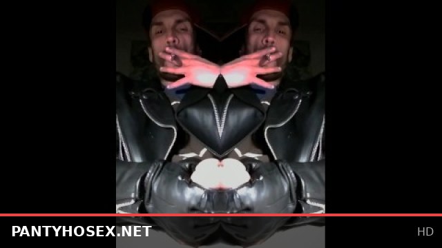 Leather Jacket & Spliff: Biker Brutality Spanks Cock