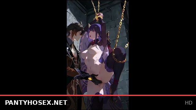 Raiden Shogun Bound and Taken by Zhongli in Genshin Impact BDSM Roleplay