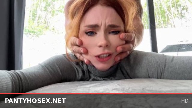 POV Pantyhose Deepthroat & Anal Fuck with Creampie