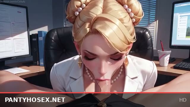 Big Boss Cheats on Wife with Secretary While Her Loser Husband Watches