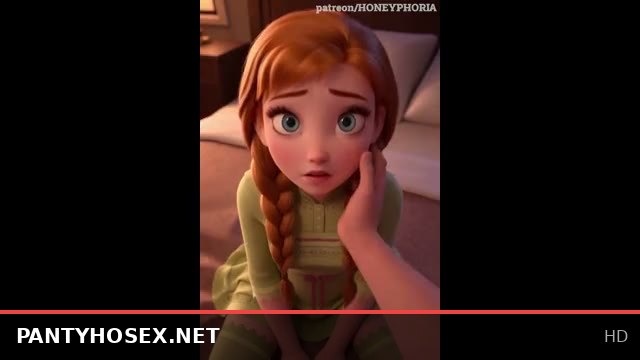 Anna from Frozen in Thigh Highs 3D Disney-Inspired Adult Animation